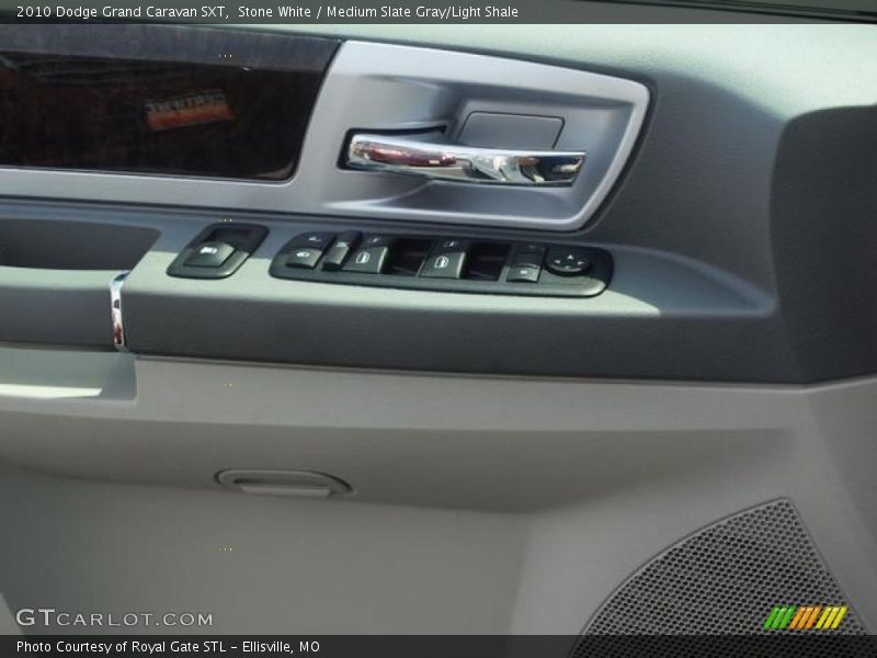 Stone White / Medium Slate Gray/Light Shale 2010 Dodge Grand Caravan SXT