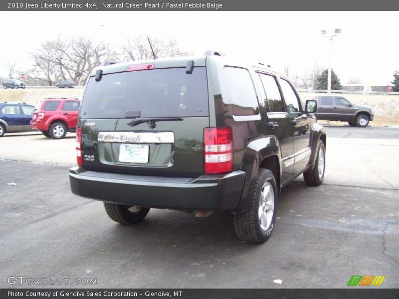 Natural Green Pearl / Pastel Pebble Beige 2010 Jeep Liberty Limited 4x4