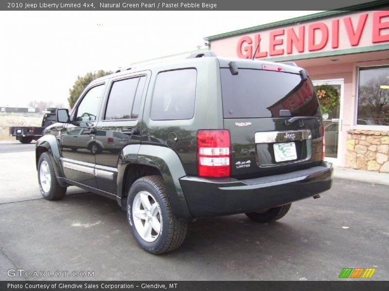 Natural Green Pearl / Pastel Pebble Beige 2010 Jeep Liberty Limited 4x4