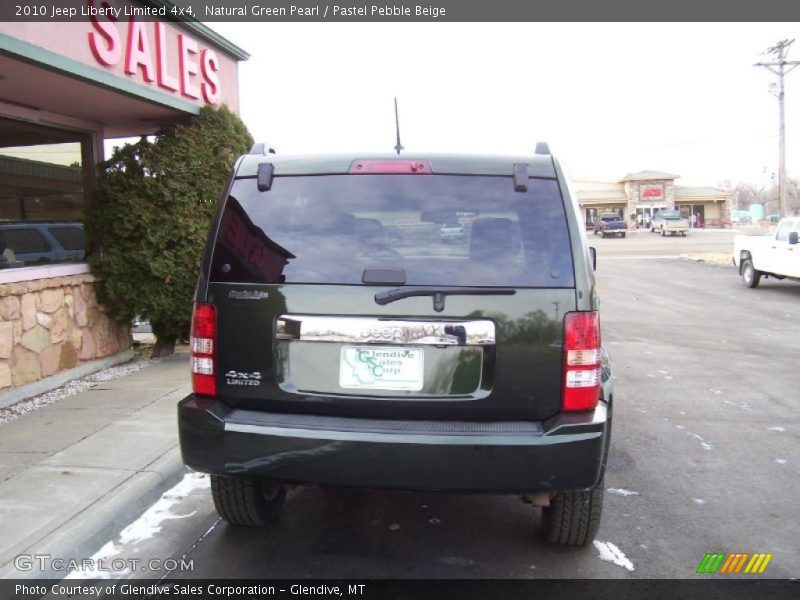 Natural Green Pearl / Pastel Pebble Beige 2010 Jeep Liberty Limited 4x4