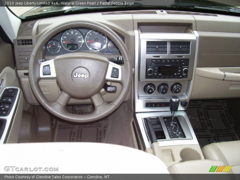 Natural Green Pearl / Pastel Pebble Beige 2010 Jeep Liberty Limited 4x4