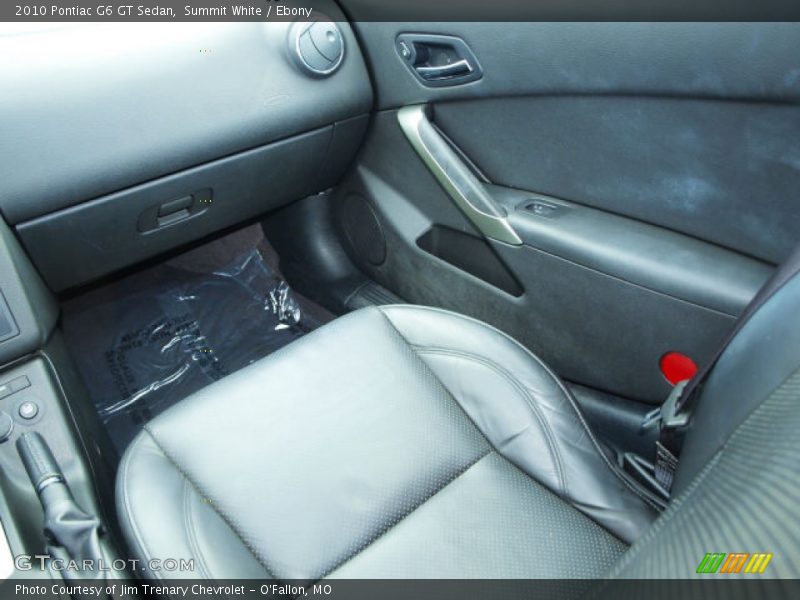 Summit White / Ebony 2010 Pontiac G6 GT Sedan