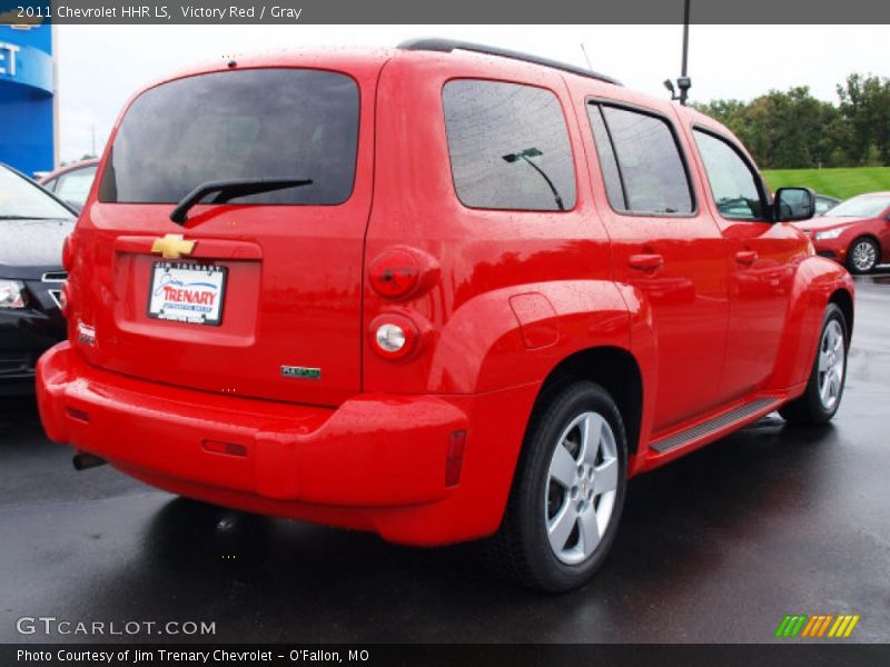 Victory Red / Gray 2011 Chevrolet HHR LS