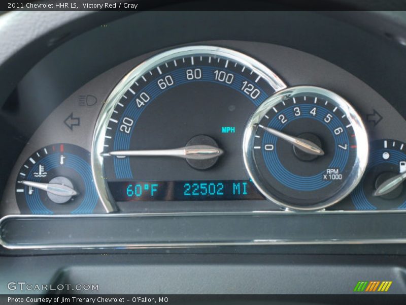 Victory Red / Gray 2011 Chevrolet HHR LS