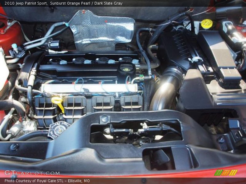 Sunburst Orange Pearl / Dark Slate Gray 2010 Jeep Patriot Sport