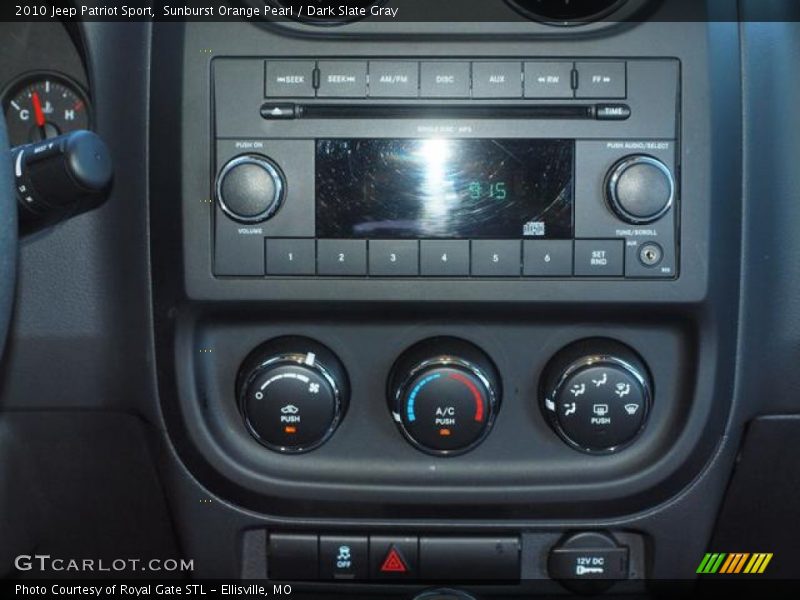 Sunburst Orange Pearl / Dark Slate Gray 2010 Jeep Patriot Sport