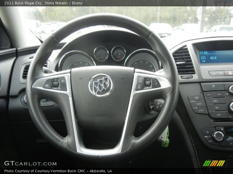 Stone Metallic / Ebony 2011 Buick Regal CXL