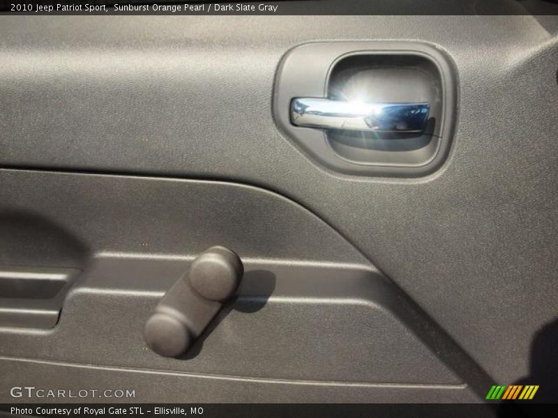 Sunburst Orange Pearl / Dark Slate Gray 2010 Jeep Patriot Sport