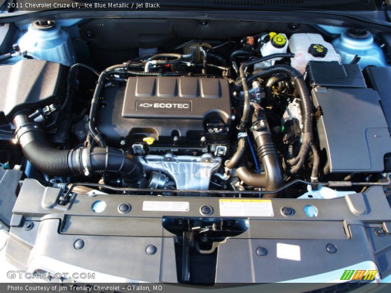Ice Blue Metallic / Jet Black 2011 Chevrolet Cruze LT