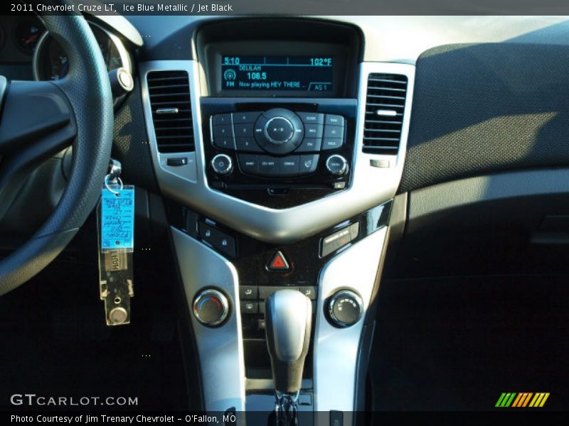 Ice Blue Metallic / Jet Black 2011 Chevrolet Cruze LT