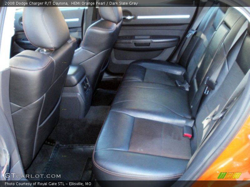 HEMI Orange Pearl / Dark Slate Gray 2008 Dodge Charger R/T Daytona