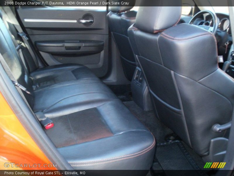 HEMI Orange Pearl / Dark Slate Gray 2008 Dodge Charger R/T Daytona