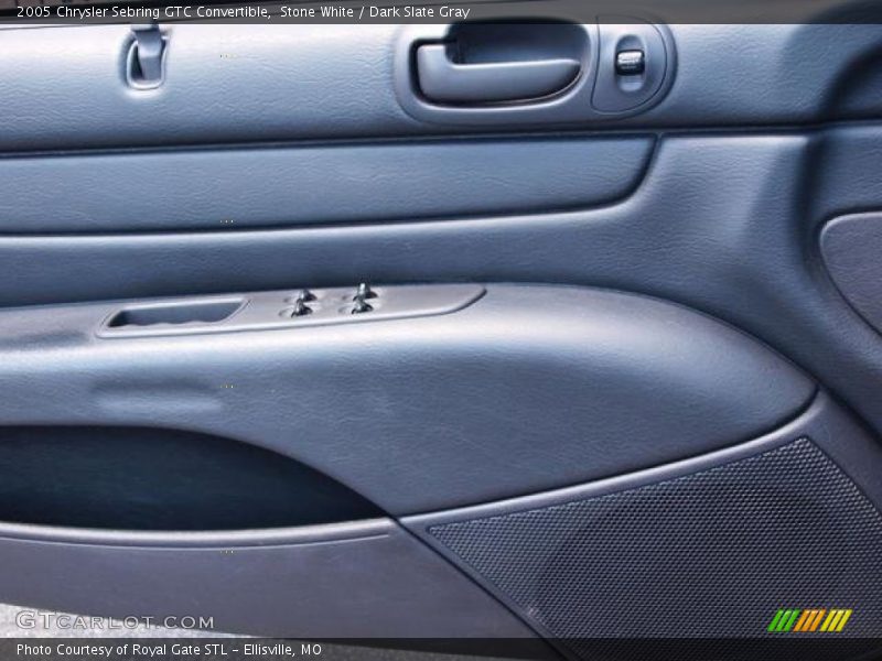 Stone White / Dark Slate Gray 2005 Chrysler Sebring GTC Convertible