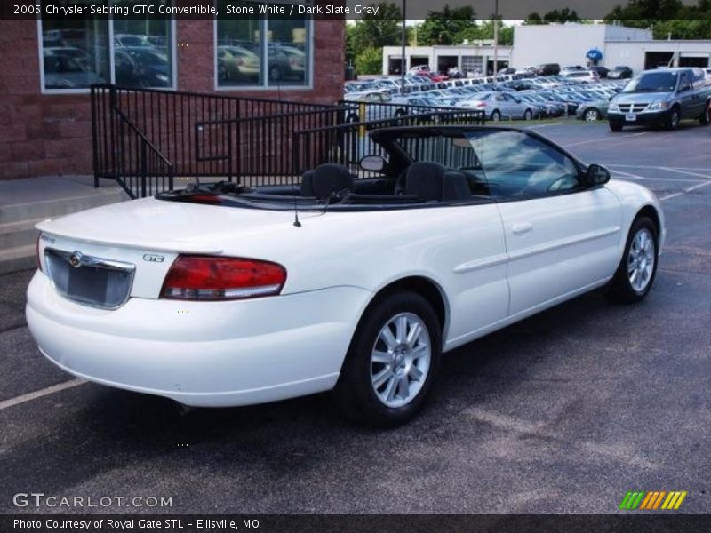 Stone White / Dark Slate Gray 2005 Chrysler Sebring GTC Convertible