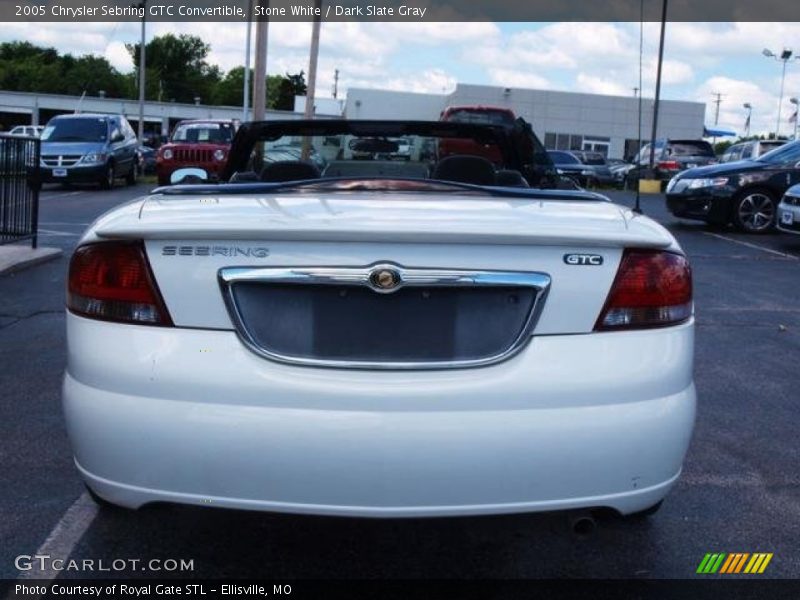 Stone White / Dark Slate Gray 2005 Chrysler Sebring GTC Convertible