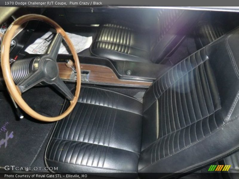  1970 Challenger R/T Coupe Black Interior