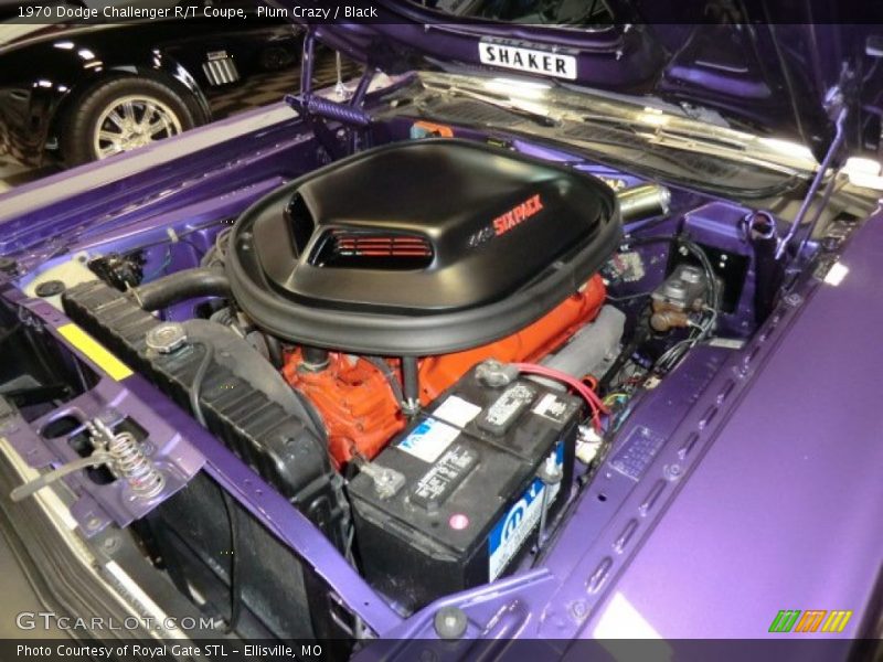  1970 Challenger R/T Coupe Engine - 440 Sixpack OHV 16-Valve V8