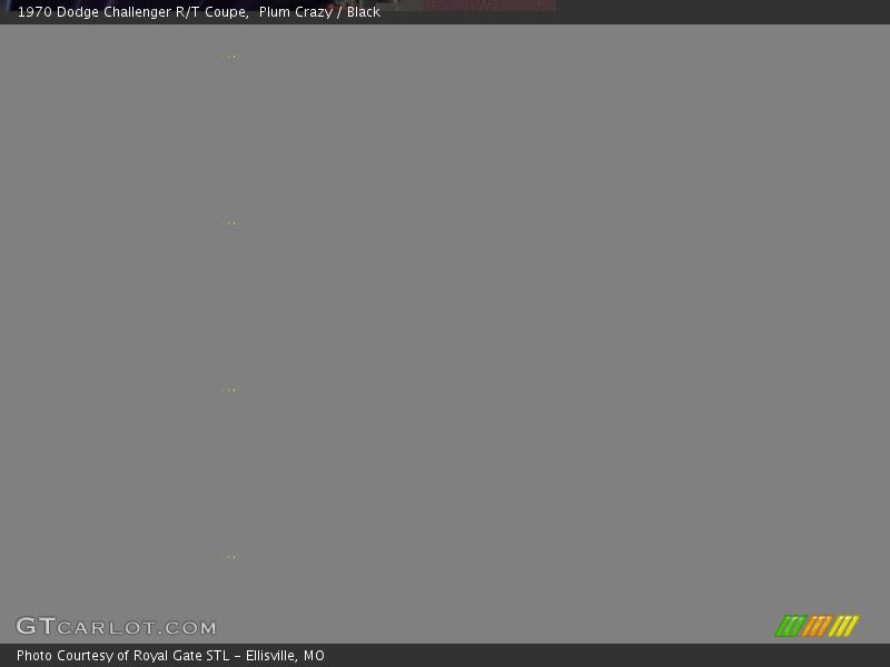 Plum Crazy / Black 1970 Dodge Challenger R/T Coupe
