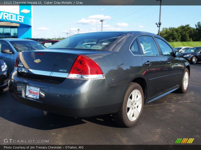 Cyber Gray Metallic / Gray 2010 Chevrolet Impala LS
