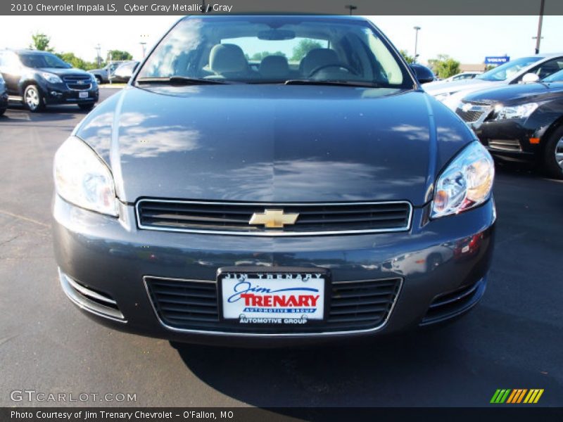 Cyber Gray Metallic / Gray 2010 Chevrolet Impala LS