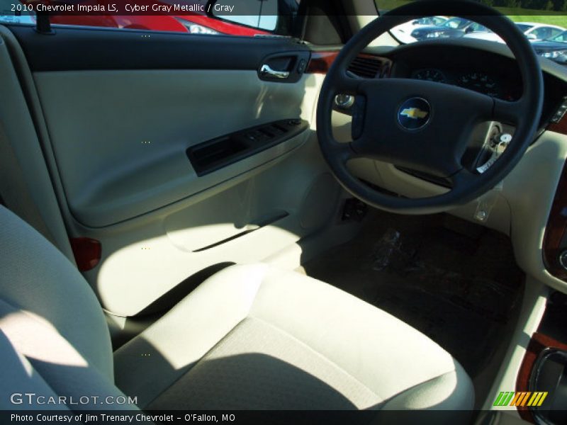 Cyber Gray Metallic / Gray 2010 Chevrolet Impala LS