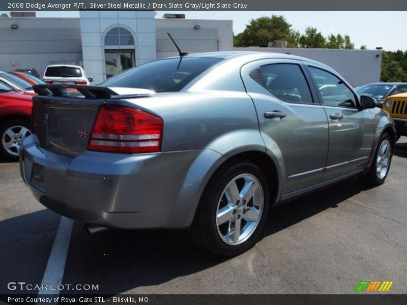 Silver Steel Metallic / Dark Slate Gray/Light Slate Gray 2008 Dodge Avenger R/T