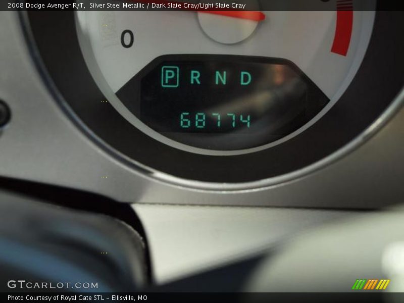 Silver Steel Metallic / Dark Slate Gray/Light Slate Gray 2008 Dodge Avenger R/T