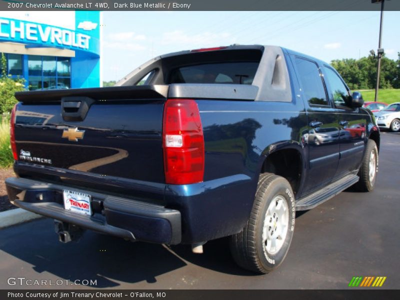 Dark Blue Metallic / Ebony 2007 Chevrolet Avalanche LT 4WD