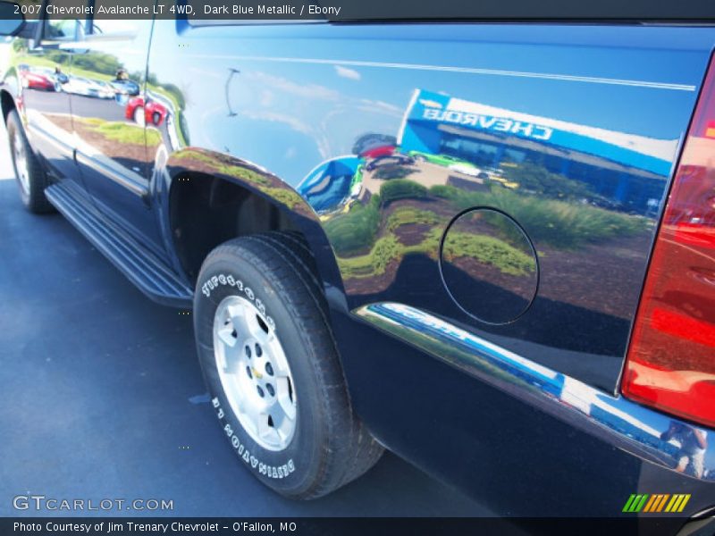 Dark Blue Metallic / Ebony 2007 Chevrolet Avalanche LT 4WD