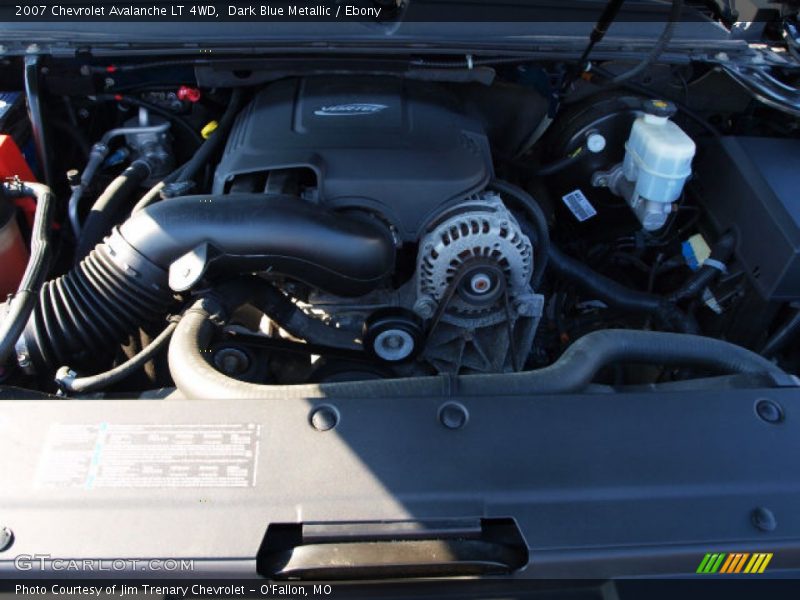 Dark Blue Metallic / Ebony 2007 Chevrolet Avalanche LT 4WD