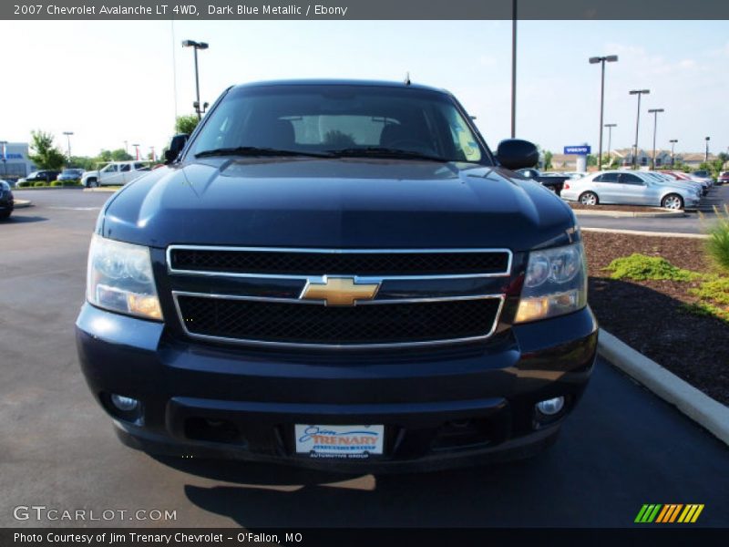 Dark Blue Metallic / Ebony 2007 Chevrolet Avalanche LT 4WD