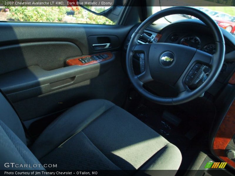 Dark Blue Metallic / Ebony 2007 Chevrolet Avalanche LT 4WD