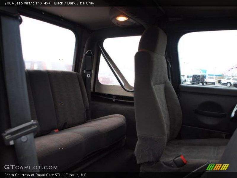 Black / Dark Slate Gray 2004 Jeep Wrangler X 4x4