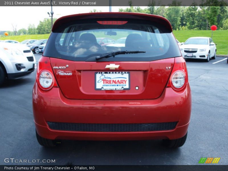 Victory Red / Charcoal 2011 Chevrolet Aveo Aveo5 LT