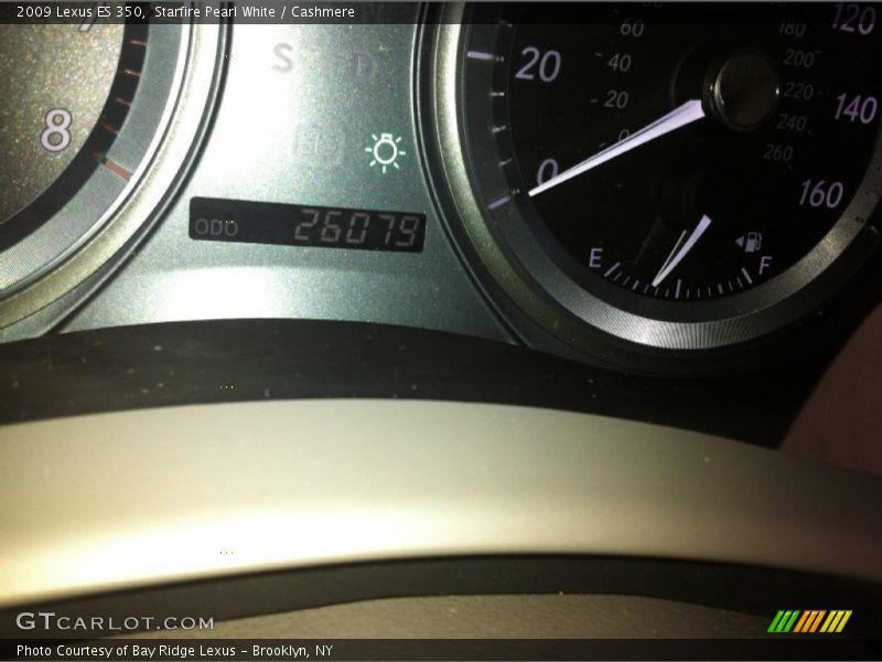 Starfire Pearl White / Cashmere 2009 Lexus ES 350
