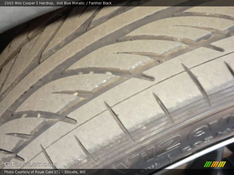 Indi Blue Metallic / Panther Black 2003 Mini Cooper S Hardtop