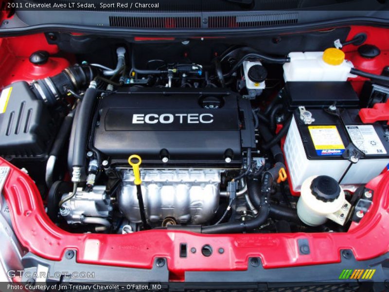 Sport Red / Charcoal 2011 Chevrolet Aveo LT Sedan