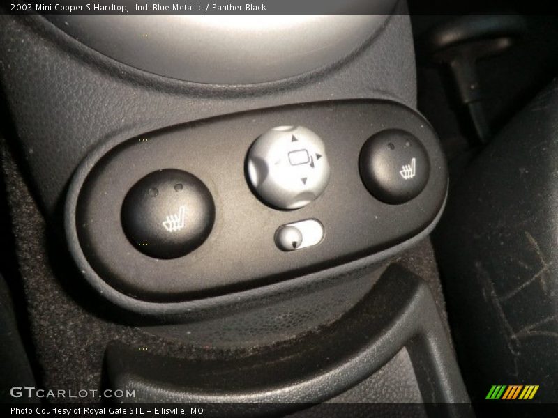 Indi Blue Metallic / Panther Black 2003 Mini Cooper S Hardtop