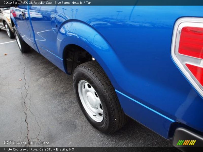 Blue Flame Metallic / Tan 2010 Ford F150 XL Regular Cab