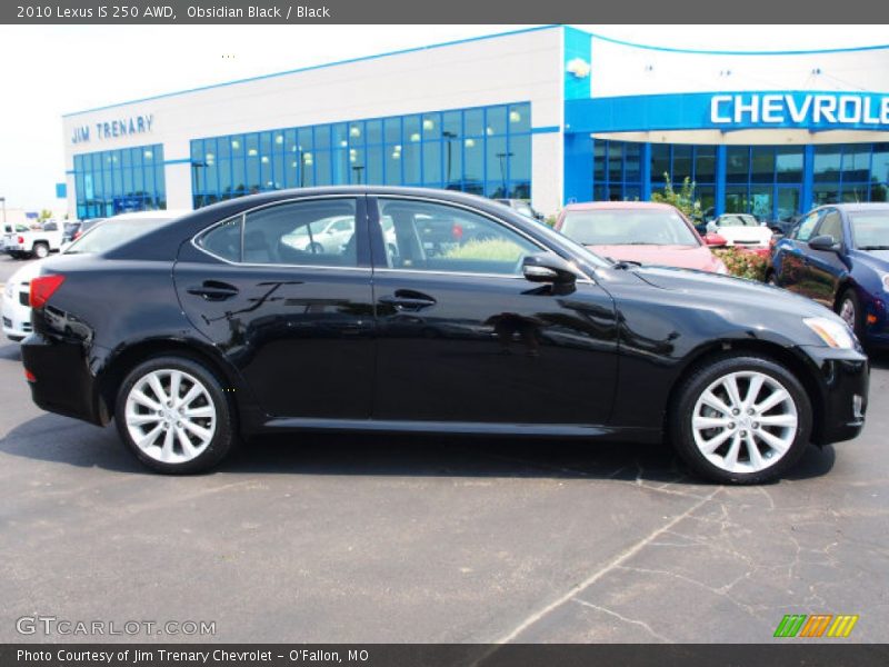 Obsidian Black / Black 2010 Lexus IS 250 AWD