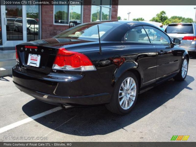 Solid Black / Calcite 2009 Volvo C70 T5 Convertible