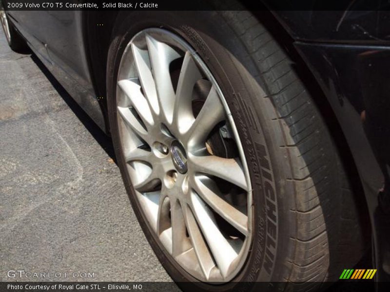 Solid Black / Calcite 2009 Volvo C70 T5 Convertible