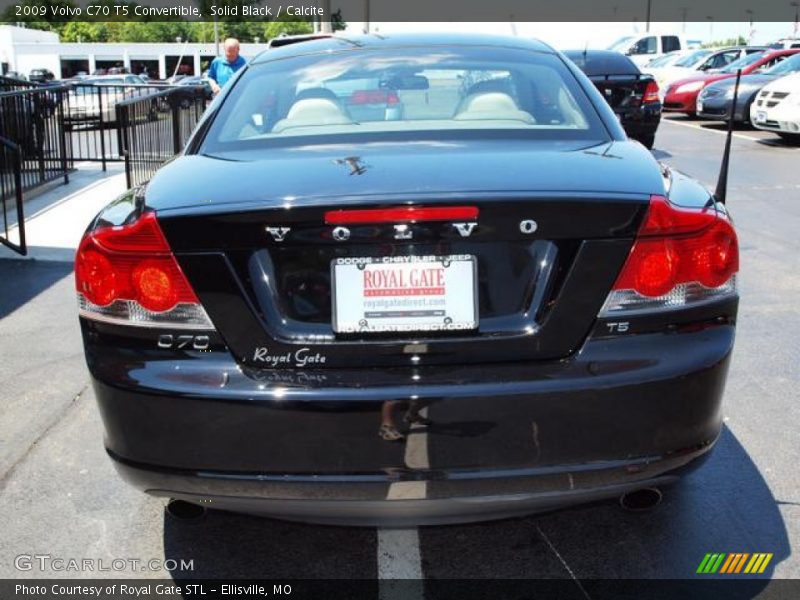 Solid Black / Calcite 2009 Volvo C70 T5 Convertible