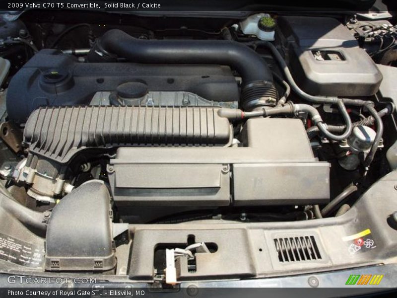 Solid Black / Calcite 2009 Volvo C70 T5 Convertible