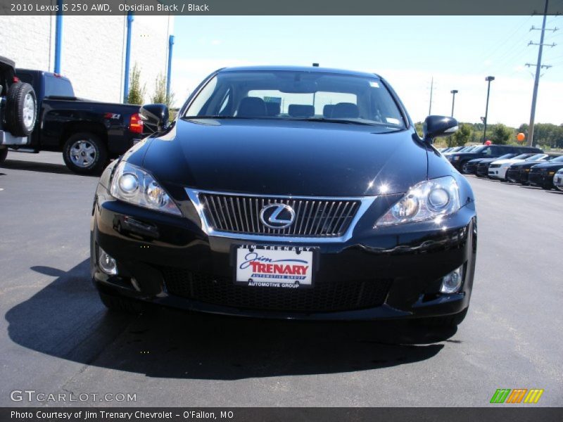Obsidian Black / Black 2010 Lexus IS 250 AWD