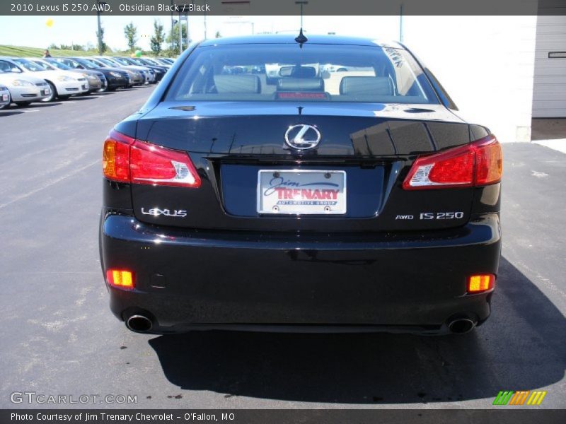 Obsidian Black / Black 2010 Lexus IS 250 AWD