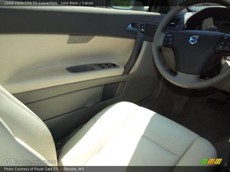 Solid Black / Calcite 2009 Volvo C70 T5 Convertible