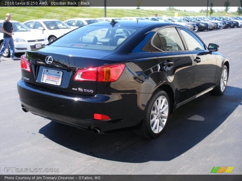 Obsidian Black / Black 2010 Lexus IS 250 AWD