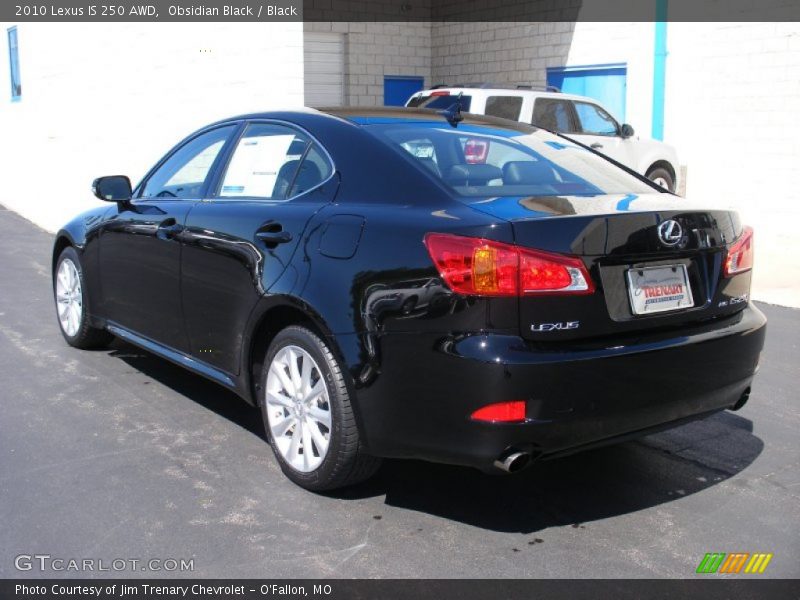Obsidian Black / Black 2010 Lexus IS 250 AWD