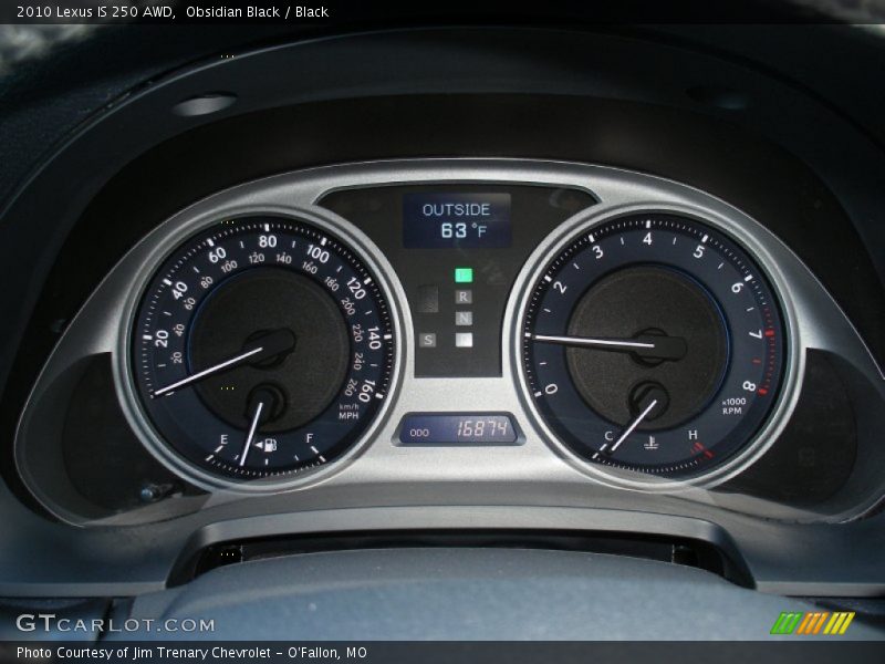 Obsidian Black / Black 2010 Lexus IS 250 AWD